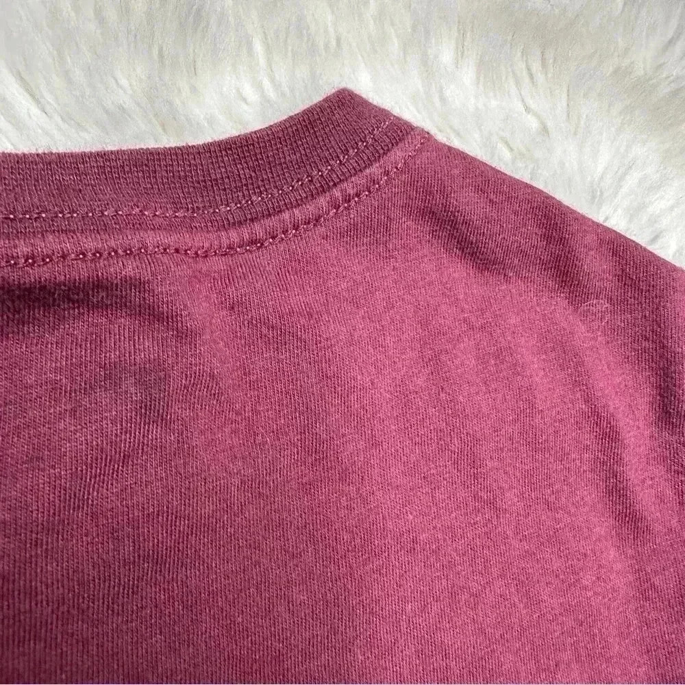 Eddie Bauer T-Shirt Burgundy Size 6 - Picture 14 of 16